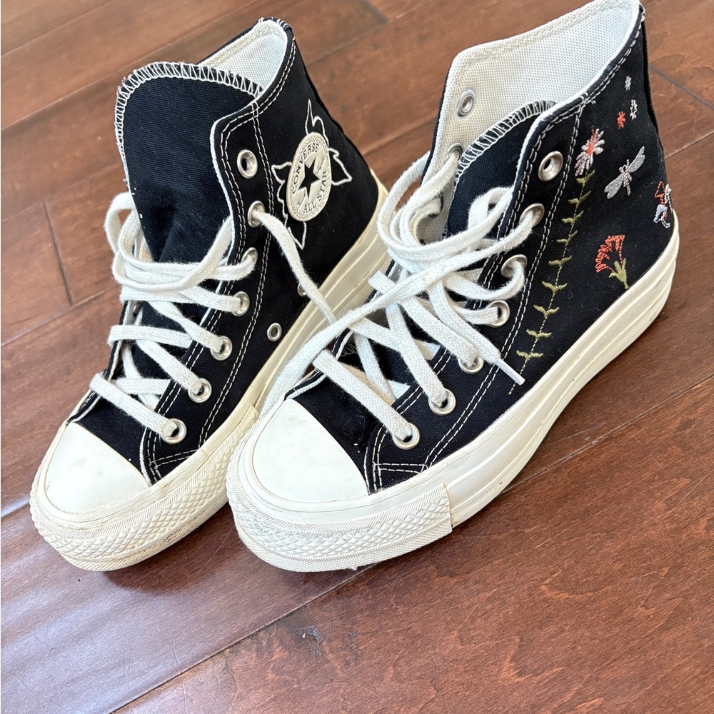 Converse Platform with Embroidery